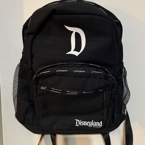Disneyland Black Logo Backpack